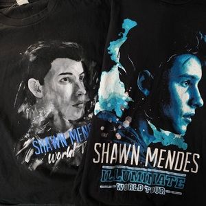 *TWO* Shawn Mendes Tour Shirts